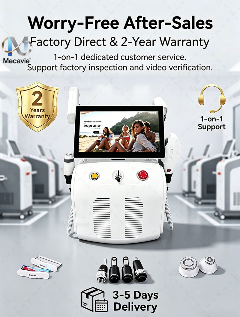 Laser Hair Removal Diode 808 - Maszyna do depilacji laserowej 4w1 Soprano