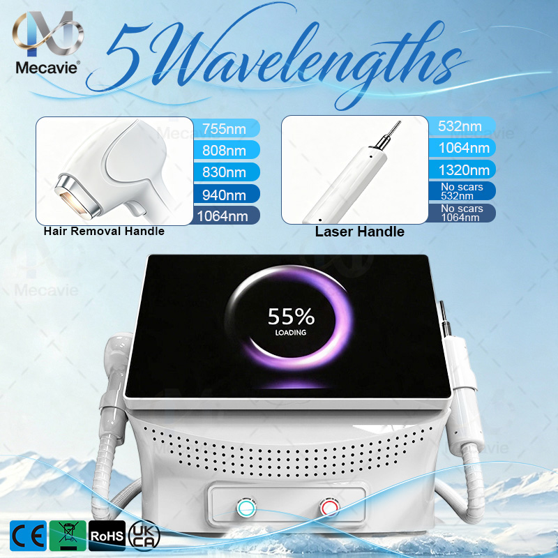 5-falowy laser diodowy 2w1 do  – Picosecond Laser Freckle Mole Remover recenzja i cena